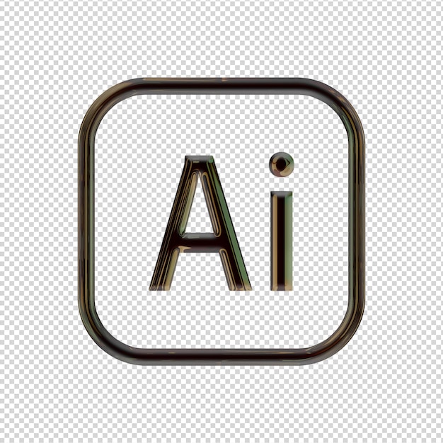 PSD 3d визуализация adobe illustrator глянцевый черный