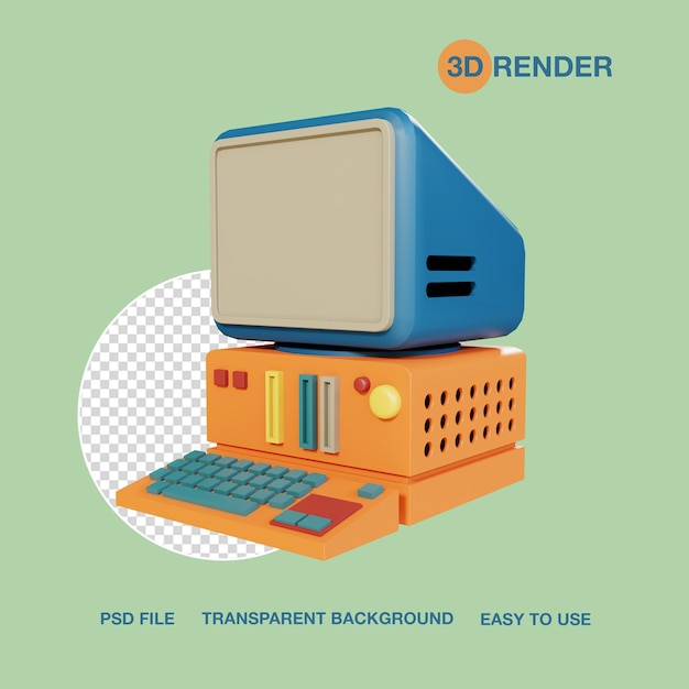 3D render Apliance Camera PSD