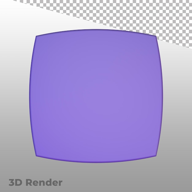 Icona dell'interfaccia utente del simbolo della freccia di rendering 3d