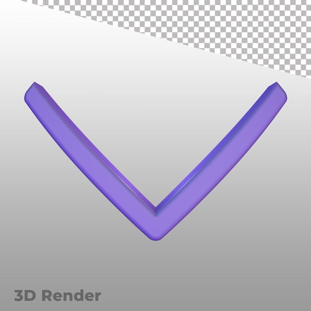 3d render arrow symbols ui icons