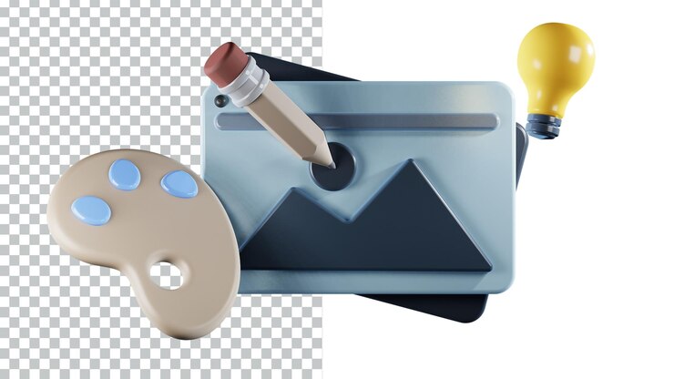 PSD 3d 렌더링 자산 디자인 3d 아이콘 그림