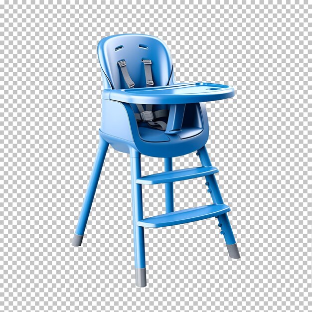 PSD 3d render of baby feeding chair