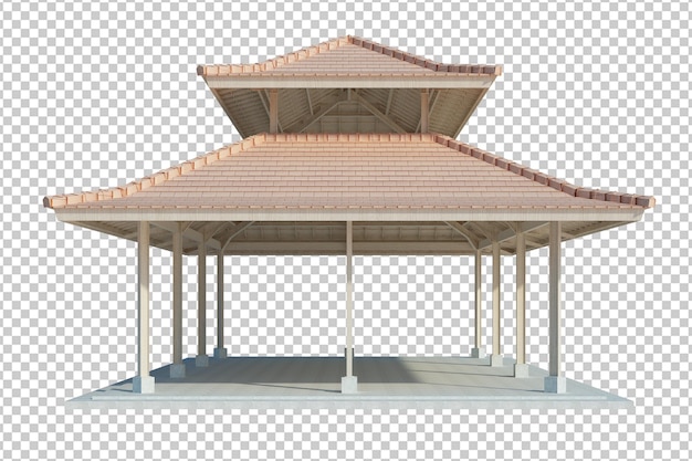 3d render bouwstructuur geïsoleerd