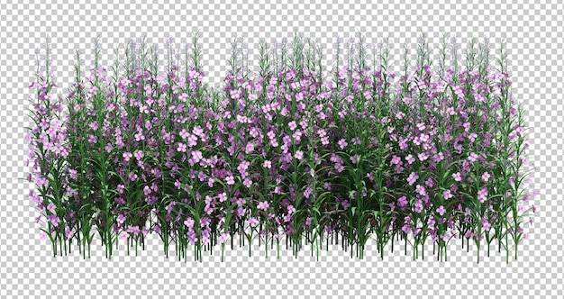 3d render brush tree, изолированные на белом