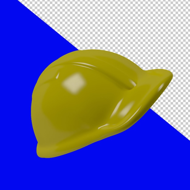 PSD 3d render builder helmet 3