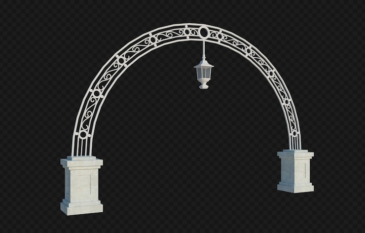 PSD 分離された3dレンダリングの建物構造