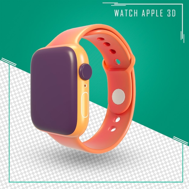 3d render cartoon smart watch