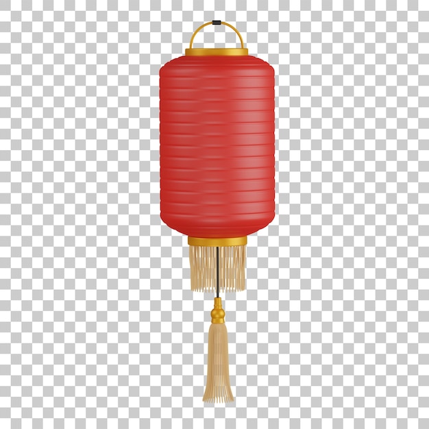 3d render chinese lantern illustration