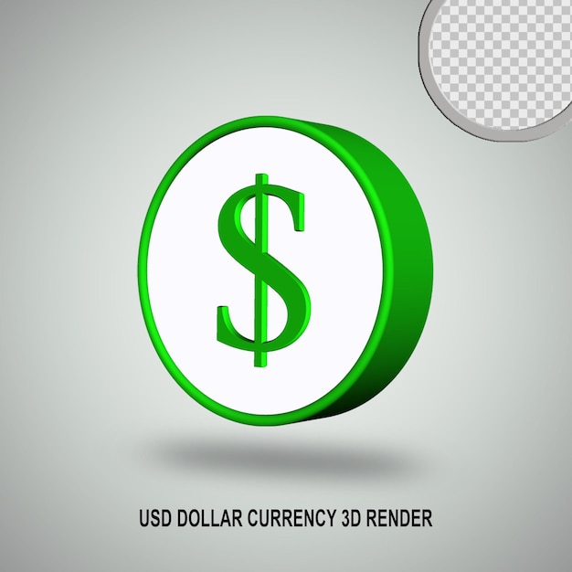 3d render currency
