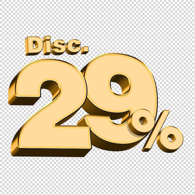 PSD 3d render discount 29 percent