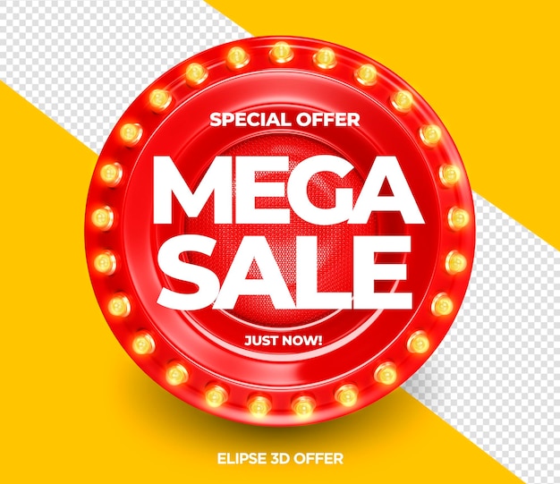 3d render elipsy mega oferty sprzedaży