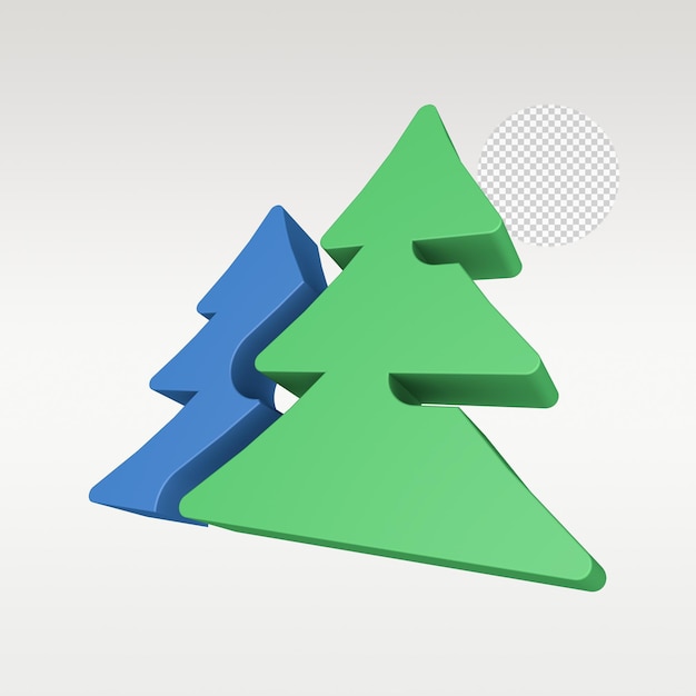 3d render energie ecologie pictogram symbool