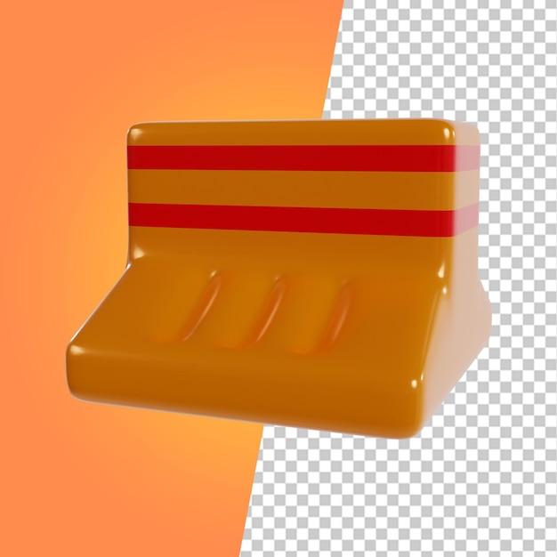 3d render for firefighter icon element