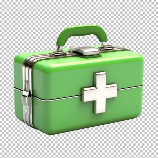 3d render of first aid kit icon style