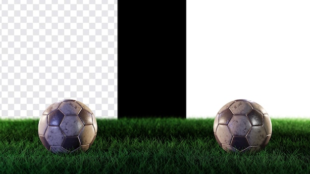 PSD rendering 3d del design del calcio