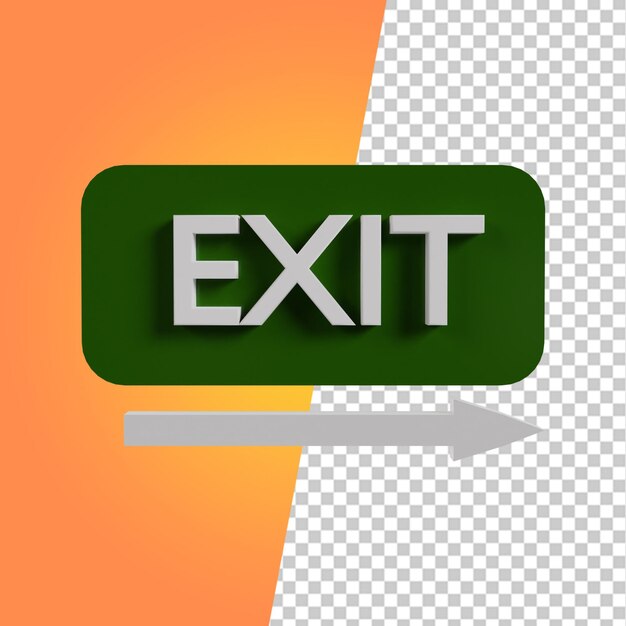 3d render for firefighter icon element