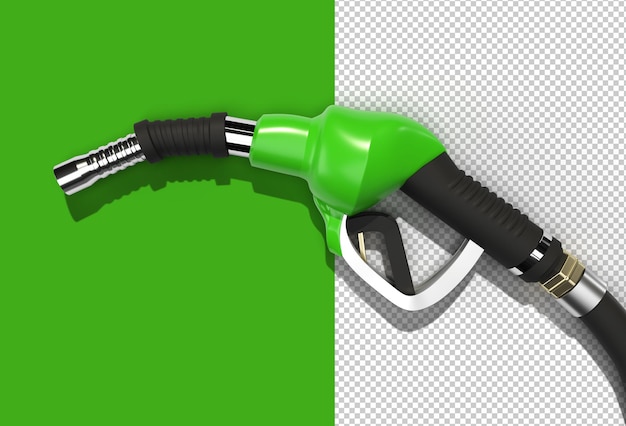 Render 3d ugello della pompa del carburante.