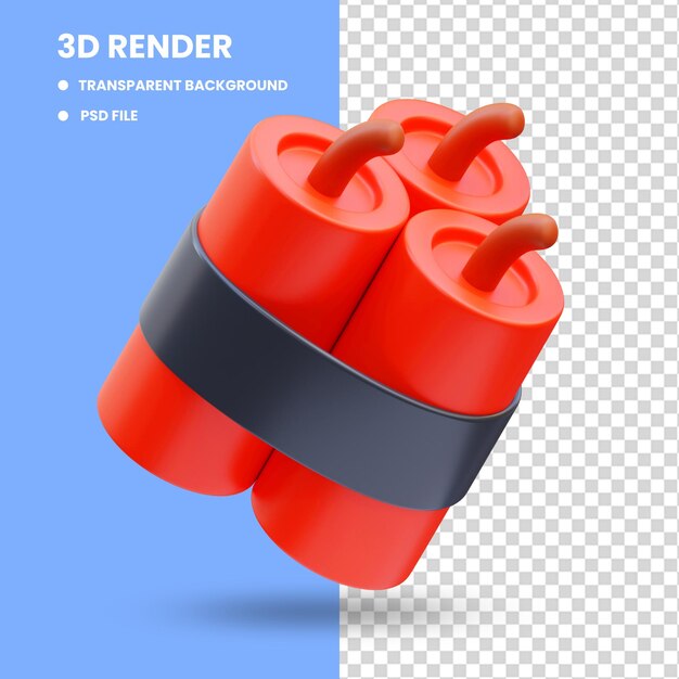 3d render game tnt icon illustration