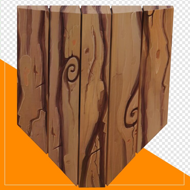 PSD 3d 渲染游戏:透明背景的木盾