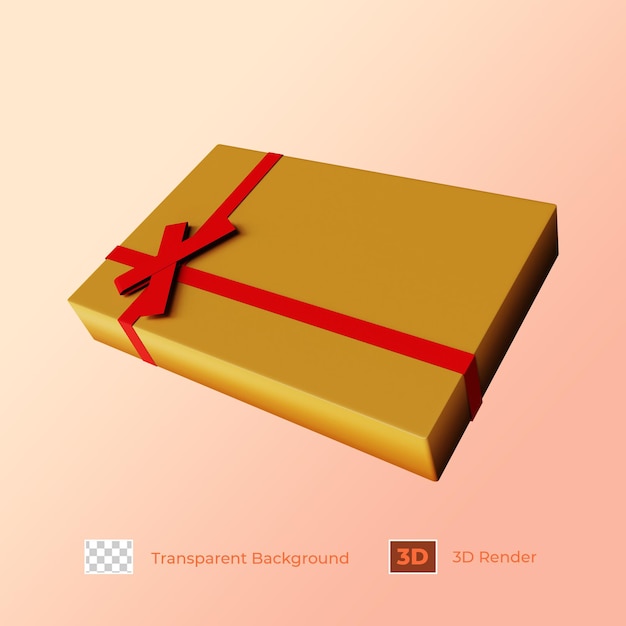 3D Render Geschenkdoos