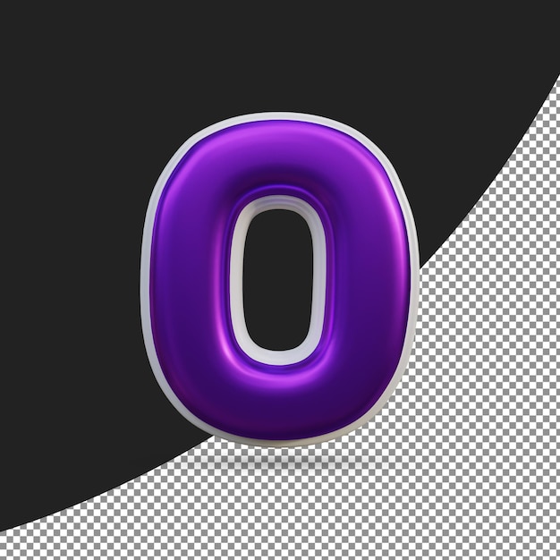 3d render of glossy text effect number 0