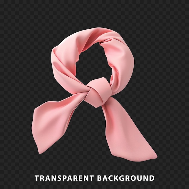 PSD 3d render hair tie isolated on transparent background