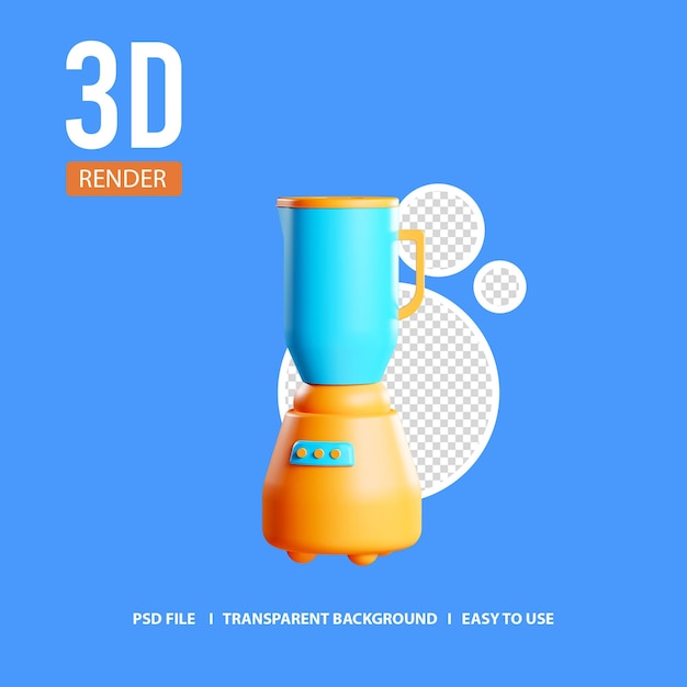 PSD 3dレンダリングアイコンブレンダー