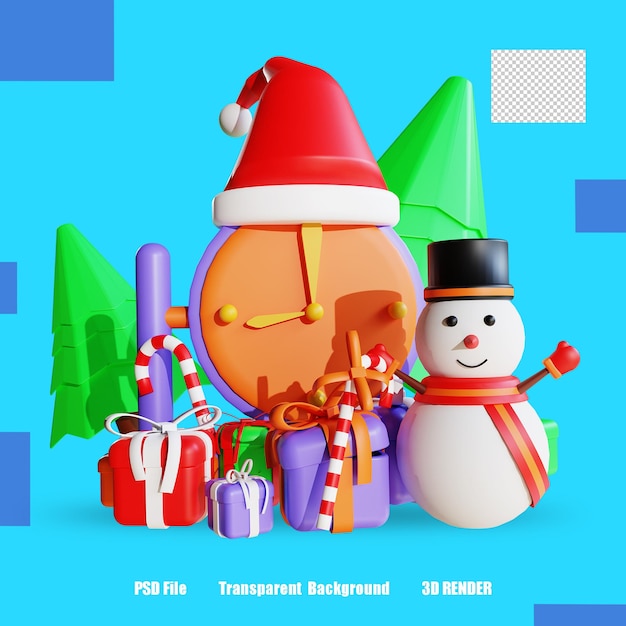 PSD Подарочная коробка для часов 3d render icon candy 2