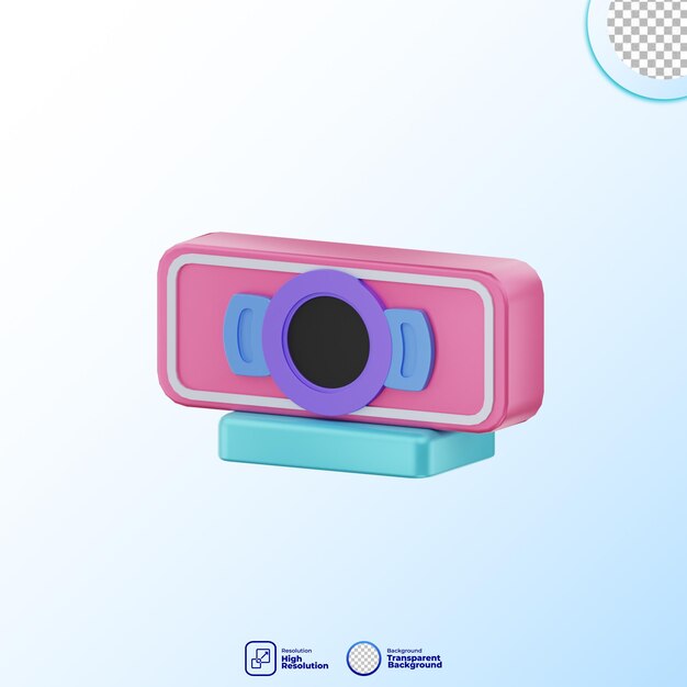 PSD 3d render icon communication illustration