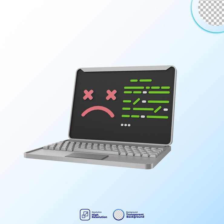 PSD 3d render icon internet security