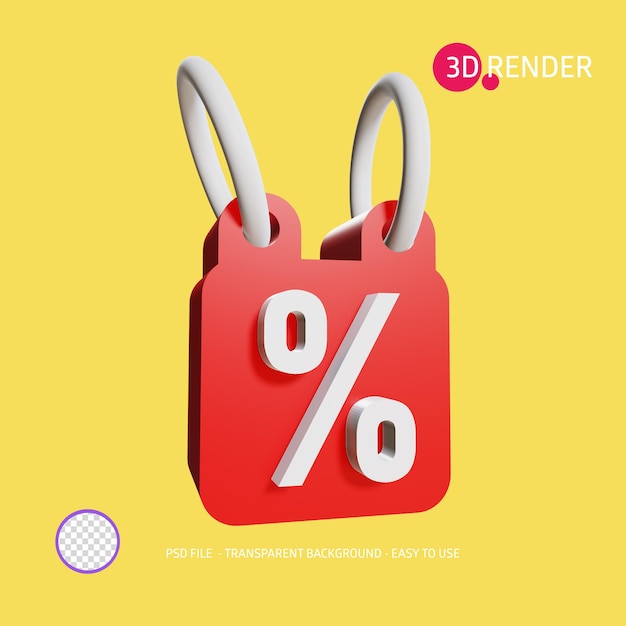 PSD 3d render icon sale 14