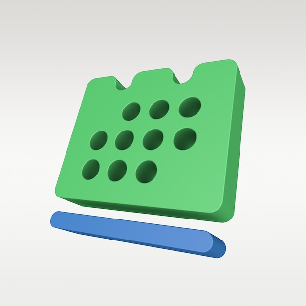 3d render icon