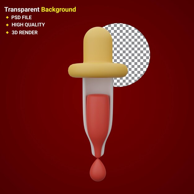 3d render illustratie icoon medisch