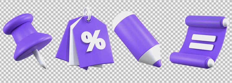 PSD 3d визуализация различных объектов