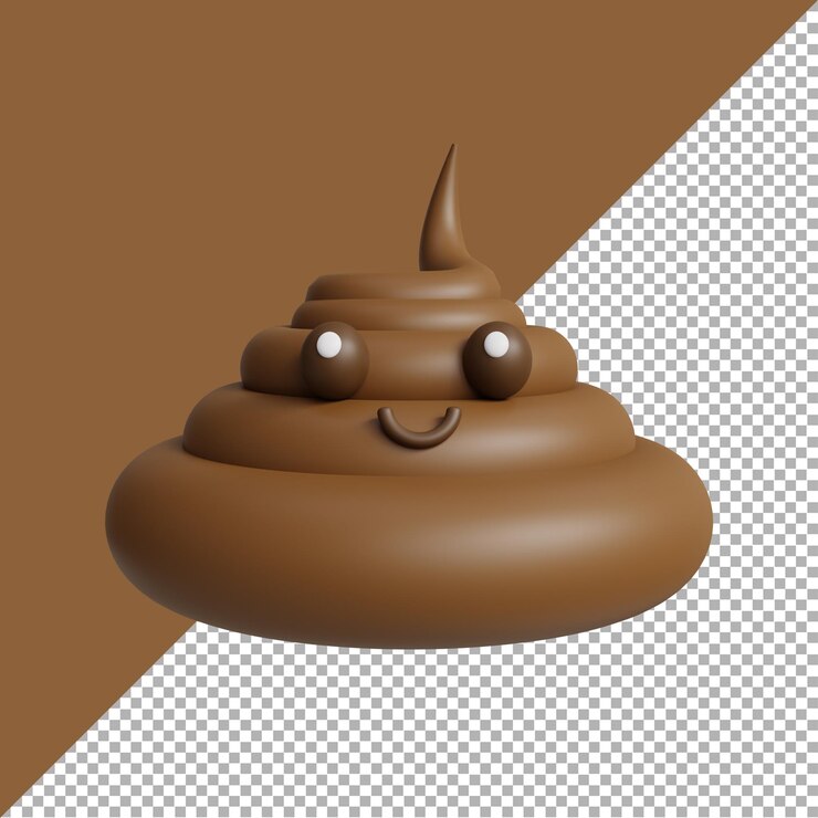 PSD 3d render ilustracja światowego dnia uśmiechu śliczna kreskówka pop brudu