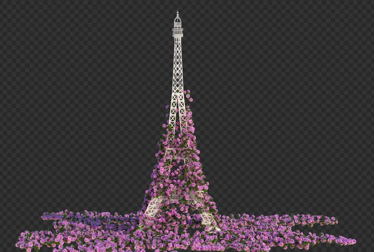 PSD 3d render ivy plants isolated