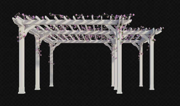 3d render ivy plants isolated