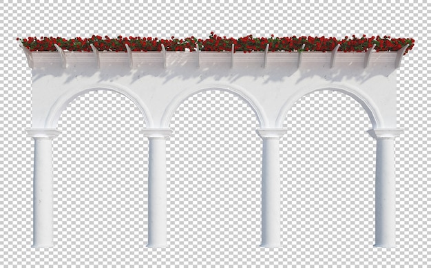 PSD 3d render ivy plants isolated