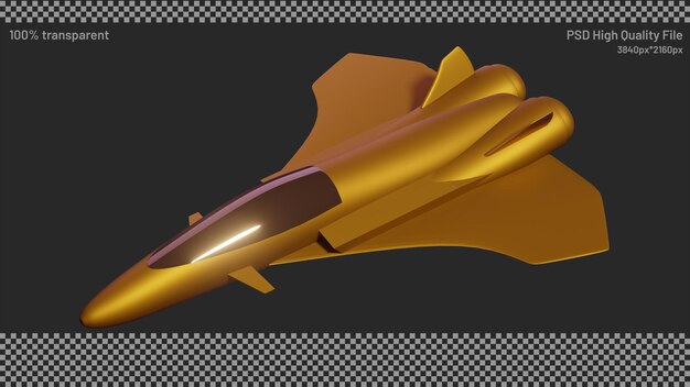 3d render of jet fighter plane