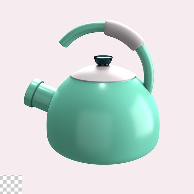 PSD 3d render kettle