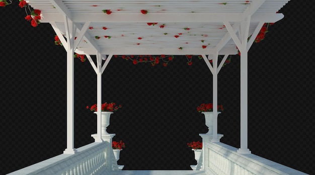 PSD 3d render klimop planten geïsoleerd