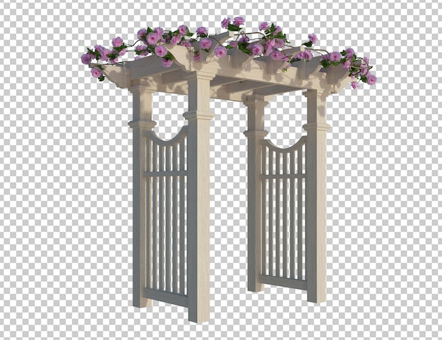 PSD 3d render klimop planten geïsoleerd