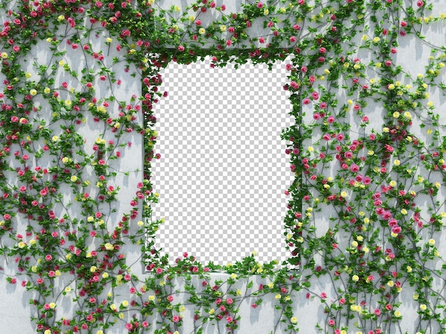 PSD 3d render klimop planten geïsoleerd