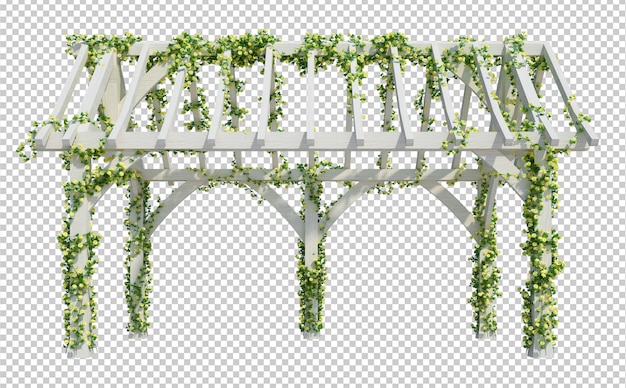 PSD 3d render klimop planten geïsoleerd