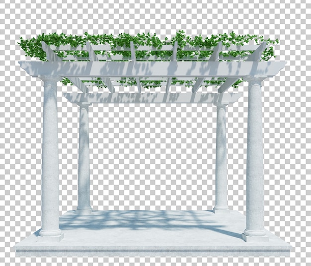 3d render klimop planten geïsoleerd