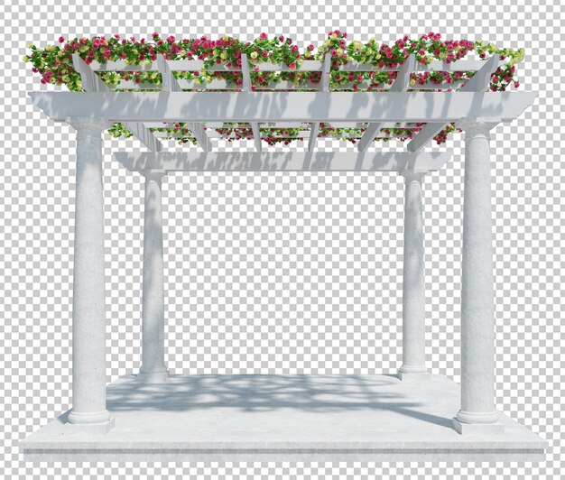 PSD 3d render klimop planten geïsoleerd