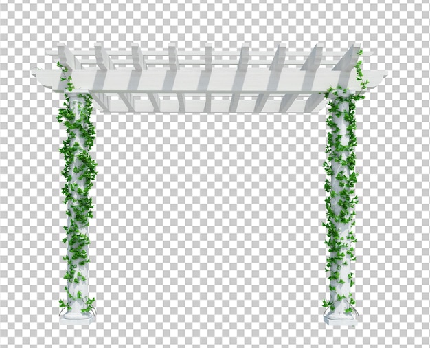 PSD 3d render klimop planten geïsoleerd