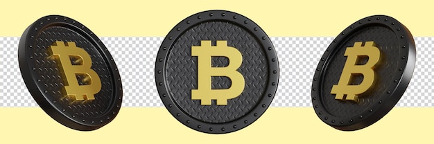 3d Render Kryptowaluty Bitcoin