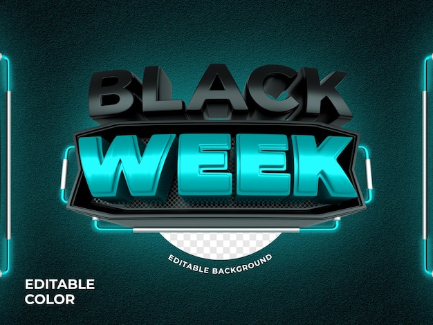 3d render label black friday element 3d voor compositie