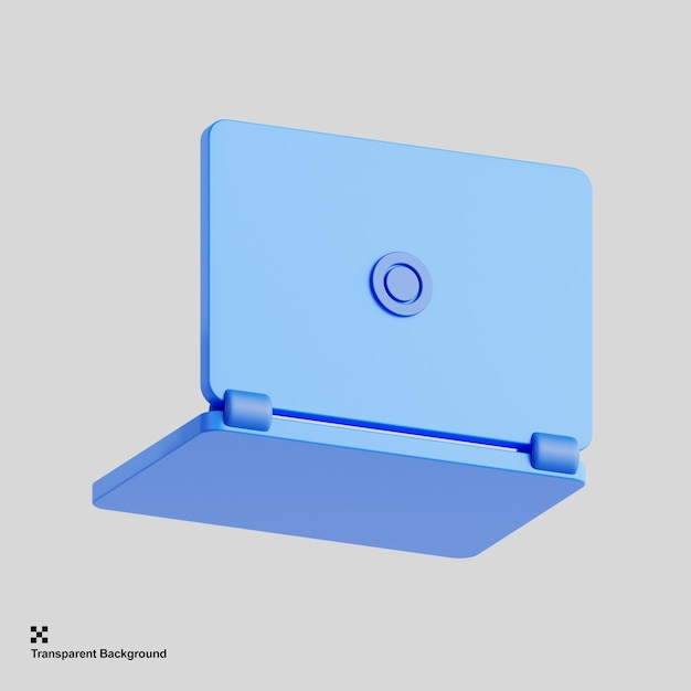 3d render laptop